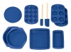 Silicone Solutions 10-Piece Essential Baking Set, Blue