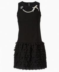The little black dress from Bloome that carries her through all her social engagements with a feminine style. (Clearance) The little black dress from Bloome that carries her through all her social engagements with a feminine style. (Clearance)