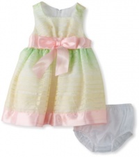 Bonnie Baby-Girls Newborn Pastel Ombre Stripe Dress, Pink, 3-6 Months Bonnie Baby-Girls Newborn Pastel Ombre Stripe Dress, Pink, 3-6 Months