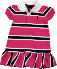 Ralph Lauren Short-sleeved Rugby Dress 9 Month Girl Pink Ralph Lauren Short-sleeved Rugby Dress 9 Month Girl Pink