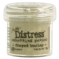 Ranger TIM-22909 Tim Holtz Distress Embossing Powder, Frayed Burlap, 1-Ounce