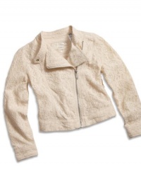 GUESS Kids Girls Big Girl Lace Jacket, TAN (10/12) GUESS Kids Girls Big Girl Lace Jacket, TAN (10/12)