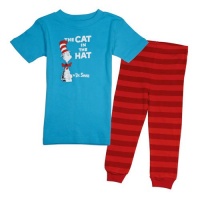 Bumkins Dr. Seuss 2 Piece Pajama Set, Blue/Red, 24 Months Bumkins Dr. Seuss 2 Piece Pajama Set, Blue/Red, 24 Months