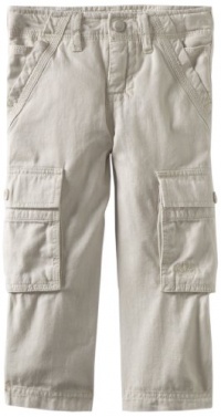 Timberland Boys 2-7 Carabiner Cargo Pant, Silver, 4T