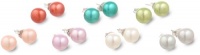 Set of 7 Freshwater Cultured Button Pearl Studs with Sterling Silver Posts and Backs (7-7.5mm) Set of 7 Freshwater Cultured Button Pearl Studs with Sterling Silver Posts and Backs (7-7.5mm)