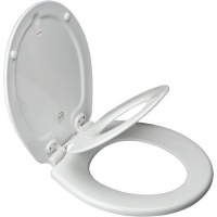 Bemis 583SLOW Round Toilet Seat with NextStep® Built-in Potty SeatTM, Whisper?Close® with Easy?, White Bemis 583SLOW Round Toilet Seat with NextStep® Built-in Potty SeatTM, Whisper?Close® with Easy?, White