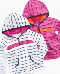 Style her sweetly. Wrap your little one up in this cozy cute hooded henley from So Jenni, perfect to keep warm when the temperature dips. Style her sweetly. Wrap your little one up in this cozy cute hooded henley from So Jenni, perfect to keep warm when the temperature dips.