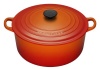 Le Creuset Enameled Cast-Iron 5-1/2-Quart Round French Oven, Flame