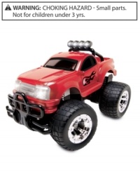Blue Toy Company takes real-life racing to the next level with the RC Truck! This multi-directional all-terrain monster truck is fast enough for competitive racing and fun enough for everyday play. Blue Toy Company takes real-life racing to the next level with the RC Truck! This multi-directional all-terrain monster truck is fast enough for competitive racing and fun enough for everyday play.