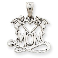 14k White Gold Angels Holding a Heart Mom Pendant 14k White Gold Angels Holding a Heart Mom Pendant 14k White Gold Angels Holding a Heart Mom Pendant 14k White Gold Angels Holding a Heart Mom Pendant