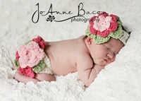Crochet Pattern 132- Fancy Flower Diaper cover and headband set - 4 sizes included Crochet Pattern 132- Fancy Flower Diaper cover and headband set - 4 sizes included