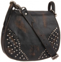 Frye Vintage Stud Cross-Body Bag,Black,One Size Frye Vintage Stud Cross-Body Bag,Black,One Size