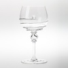 Mouth-blown by artisans in the hills of Prague, this Juliska wine glass is especially thin, making it an unexpected pleasure to drink from. Being handmade, no two pieces of Juliska are identical.