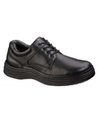 With durable construction and comfy details, Hush Puppies' classic Thomas shoes are the perfect school shoe designed to meet strict uniform codes. With durable construction and comfy details, Hush Puppies' classic Thomas shoes are the perfect school shoe designed to meet strict uniform codes.