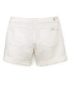Cute cuffed shorts in classic 5-pocket jean style, rendered with 7 For All Mankind's signature quality and comfort.