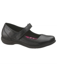 She'll pep up in these ultracomfy Mary Janes with a modern look from Hush Puppies! She'll pep up in these ultracomfy Mary Janes with a modern look from Hush Puppies!