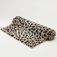 The call of the wild! Luxe bath rug made from a plush cotton. Fashioned in an exotic cheetah print to liven up the bath area. The call of the wild! Luxe bath rug made from a plush cotton. Fashioned in an exotic cheetah print to liven up the bath area.