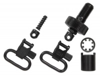 Uncle Mike's Quick Detachable Mossberg 500 12-Gauge Bolt Set Sling Swivels (Blued, 1-Inch Loop) Uncle Mike's Quick Detachable Mossberg 500 12-Gauge Bolt Set Sling Swivels (Blued, 1-Inch Loop)