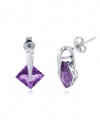 Effy Jewlery 14K White Gold Amethyst Earrings, 3.80 TCW