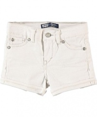 Levi's Girls 2-6X Sweetie Shory Short, White, 5 Levi's Girls 2-6X Sweetie Shory Short, White, 5