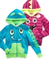 Let her style roar onto the scene with one of these Dino hoodies from Belle du Jour.