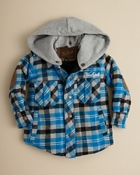 This woodsy look from Woolworth covers all the cold-weather bases: rich flannel, quilted lining and plenty of warm pockets for chilly digits. This woodsy look from Woolworth covers all the cold-weather bases: rich flannel, quilted lining and plenty of warm pockets for chilly digits.