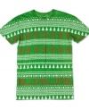 Short sleeve crew neck t-shirt by O'Neill with allover graphic will have all eyes on you.