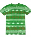 Short sleeve crew neck t-shirt by O'Neill with allover graphic will have all eyes on you.