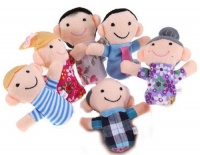 Family Finger Puppets - People Includes Mom, Dad, Grandpa, Grandma, Brother, Sister Family Finger Puppets - People Includes Mom, Dad, Grandpa, Grandma, Brother, Sister