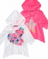 Her love of cheerful clothes will be evident when she dons a graphic hoodie from Epic Threads.