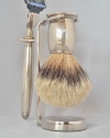 Art of Shaving Engraved Nickel Plated Shaving Set (Mach3)