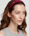 Every day is a good hair day with this Salvatore Ferragamo grosgrain headband.