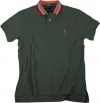 Polo Ralph Lauren Custom-Fit Contrast Polo (X-Large, Dark Sage)