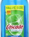 Cascade Rinse Aid, Dishwasher Rinse Agent, Original Scent 30.5 Fl Oz