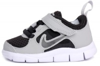 Nike Kids Toddlers Free Run 3 (Td) Silver Black White 512167-006 7c Nike Kids Toddlers Free Run 3 (Td) Silver Black White 512167-006 7c