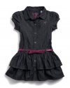 GUESS Kids Girls Denim Dress, RINSE (3T)