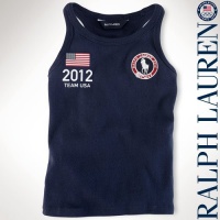Olympics Ralph Lauren USA Preschool Girls Knit Tank Top - Navy Blue (5) Olympics Ralph Lauren USA Preschool Girls Knit Tank Top - Navy Blue (5)