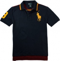 Polo Ralph Lauren Boys Color-Blocked Mesh Polo (Medium (10-12), French Navy) Polo Ralph Lauren Boys Color-Blocked Mesh Polo (Medium (10-12), French Navy)