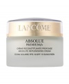 Repair – Intense Moisture – Clarity.Lancôme Laboratories sets the new standard in skincare to fight visible effects of age and hormonal changes. Absolue Premium ßx SPF 15 Cream revolutionizes skin replenishment by combining two advanced discoveries in one luxuriously rich cream: Pro-Xylane™, a patented scientific breakthrough: an exceptional and precise molecule, restores essential moisture deep in the structure of skin's surface.  So skin regains youthful substance, firmness, and radiance – as if signs of aging are visibly repaired. The intensely replenishing ßio-Network™ – wild yam, soy, sea algae and barley – helps enhance performance for visible rejuvenation. See the transformation, verified by women*: Visible Repair: Wrinkles appear reduced. 85% experience improved elasticity and firmness.Intense Moisture: 91% feel skin is nurtured.  Re-plumped with life.Clarity:  A radiant, even skin tone is revealed.*Percentage of women who noted visible facial improvement after 4 weeks during an 8-week consumer test.NON-COMEDOGENIC. NON-ACNEGENIC. DERMATOLOGIST-TESTED FOR SAFETY