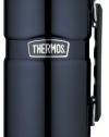 Thermos Stainless King 2-Liter/68-Ounce Beverage Bottle, Midnight Blue