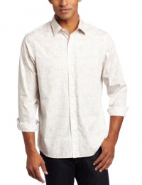 Perry Ellis Men's Long Sleeve Slim Fit Floral Print Woven Perry Ellis Men's Long Sleeve Slim Fit Floral Print Woven