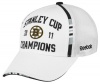 NHL Men's Boston Bruins 2011 Stanley Cup Champions Official Locker Room Hat