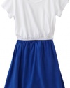 Splendid Girls 7-16 Colorblock Dress, Cobalt, 12