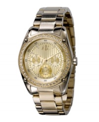 Luxury defined, this watch by AX Armani Exchange is styled with indulgent details. Luxury defined, this watch by AX Armani Exchange is styled with indulgent details.