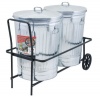 Behrens TCC 250-Pound Capacity Dual Trash Can Cart