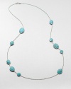 From the Rock Candy® Collection. Faceted turquoise stones in various shapes and sizes on a delicate link chain. TurquoiseSterling silverLength, about 43Lobster clasp closureImported 