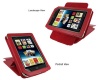 rooCASE (Red) Leather Case Cover with 22 Angle Adjustable Stand for Barnes and Noble NOOK Tablet / NOOKcolor Nook Color eBook Reader - MV Series (NOT Compatible with NOOK HD)