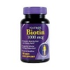 Natrol Biotin 1000mcg, 100 tablets,  (Pack of 2)