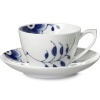 Royal Copenhagen Blue Fluted Mega Tea Cup Saucer