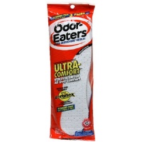 Odor-Eaters Ultra Comfort Odor-Destroying Insoles, One Size Fits All, Economy Pack, 3 Pairs per Pack, (Case of 3 Packs) Odor-Eaters Ultra Comfort Odor-Destroying Insoles, One Size Fits All, Economy Pack, 3 Pairs per Pack, (Case of 3 Packs)